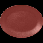 NFNNOP36DR Тарелка овальная  36x27 см., плоская, фарфор, NeoFusion Magma(красный), RAK Porcelain, ОА, шт