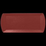 NFOPSP35DR Тарелка прямоугольная  35x15 см., для подачи, фарфор, NeoFusion Magma(красный), RAK Porce, шт