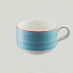 BACU23D54 Чашка круглая,цвет голубой 23 cl., фарфор, Bahamas 2, шт