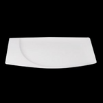 MZRP20 Тарелка прямоугольная  20x13 см., плоская, фарфор, Mazza, RAK Porcelain, ОАЭ, шт