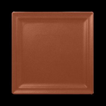 NFCLSP30BW Тарелка квадратная  30 см., плоская, фарфор, NeoFusion Terra(коричневый), шт