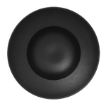 NFCLXD23BK Тарелка круглая  d=23 h=8 см., 320мл, глубокая, фарфор, NeoFusion Volcano(черный), RAK Po, шт