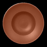 NFCLXD26BW Тарелка круглая  d=26 h=9 см., 480мл, глубокая, фарфор, NeoFusion Terra(коричневый), RAK , шт