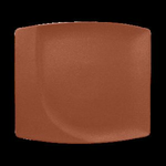 NFMZSP32BW Тарелка квадратная  32 см., плоская, фарфор, NeoFusion Terra(коричневый), шт