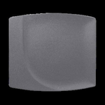 NFMZSP32GY Тарелка квадратная  32 см., плоская, фарфор, NeoFusion Stone(серый), шт