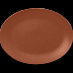 NFNNOP36BW Тарелка овальная  36x27 см., плоская, фарфор, NeoFusion Terra(коричневый), RAK Porcelain,, шт