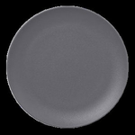 NFNNPR18GY Тарелка круглая "Coupe"  d=18 см., плоская, фарфор, NeoFusion Stone(серый), RAK Porcelain, шт