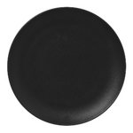 NFNNPR31BK Тарелка круглая "Coupe"  d=31  см., плоская, фарфор, NeoFusion Volcano(черный), RAK Porce, шт