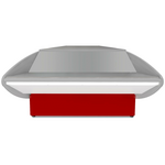 Прилавок 2629 Илеть УН расчетно-кассовый неохлаждаемый (красный)