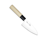 2511T34 Нож кухонный Deba(Japanese Style), L=10см., лезвие- нерж.сталь,ручка- пластик,цвет бежевый