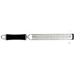 KL321GB007PE5 Терка профессиональная, 22х4 L=38см., нерж.сталь, ручка пластик, цвет черный