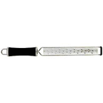 KL321GB007PE6 Терка профессиональная, 22х4 L=38см., нерж.сталь, ручка пластик, цвет черный