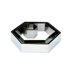 Форма кондитерская &quot;Шестиугольник&quot; 23,5*25,5 см. h=5 см. нерж. MGsteel /1/48/