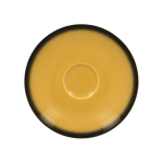 LECLSA15NY Блюдце круг. d=15 см, для чашки 20,23 cl, фарфор, цвет желтый, Lea