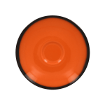 LECLSA15OR Блюдце круг. d=15 см, для чашки 20,23 cl, фарфор, цвет оранжевый, Lea