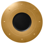 MFGDRP31GB Тарелка круглая,борт- цвет золотой d=31  см., плоская, фарфор, Metalfusion, RAK Porcelain, шт