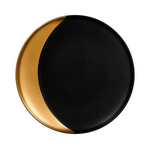 MFMODP24GB Тарелка круглая,борт- цвет золотой d=24 см., глубокая, фарфор, Metalfusion, RAK Porcelain, шт