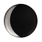MFMODP27SB Тарелка круглая борт- цвет серебряный d=27 см., глубокая, фарфор, Metalfusion, RAK Porcel, шт