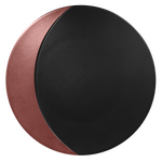 MFMOFP31BB Тарелка круглая,борт цвет бронзовый d=31  см., плоская, фарфор, Metalfusion
