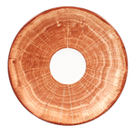 WDCLSA17TB Блюдце круг. красно-корич. d=17  см.,   для арт.WDCLCU28, фарфор, WoodArt, RAK Porcelain,, шт