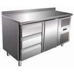 Стол с охлаждаемым шкафом COOLEQ GN2230TN БОРТИК 3 ЯЩИКА+1 ДВЕРЬ