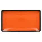 LEEDRG33OR Тарелка прямоугольная  33х18 см., плоская, фарфор,цвет оранжевый, Lea, RAK Porcelain, ОАЭ, шт
