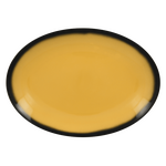 LENNOP32NY Тарелка овальная  32х23 см., плоская, фарфор,цвет желтый, Lea, RAK Porcelain, ОАЭ, шт