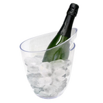 Ведро для шампанского пласт. d=200/110 мм. h=225 мм. 2000 мл. с ручками для 1-й бутылки, прозрачное VB /1/12/