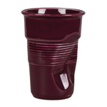 Чашка для латте+маршмеллоу 290 мл "Мятая" фиолетовая "Barista" P.L.