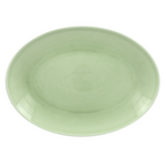 VNNNOP26GR Тарелка овальная  26х19 см., плоская, фарфор,цвет зеленый, Vintage, RAK Porcelain, ОАЭ, шт