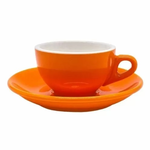Чайная пара 180 мл оранжевый цвет "Barista" P.L.