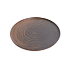 Тарелка с вертикальным бортом 27 см, цвет коричневый Porland LYKKE BROWN