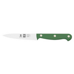 Нож для овощей 100/200 мм. зеленый с волн. кромкой TECHNIC Icel /1/