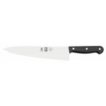 Нож кухонный 250/380 мм. черный с волн. кромкой TECHNIC Icel /1/6/