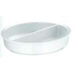 Гастроемкость 2-х секционная для мармитов , 2x1.75л., d=33.5 h=7cм., фарфор