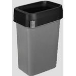 Бак для мусора "SMART BIN PRO" 50л (430x330x630мм), с крышкой "маятник" (черный) 435245813