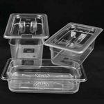 Гастроемкость стандартная, 3.8л., GN1/4-265x160h=150мм., поликарбонат, Gerus. Китай