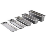 Гастроемкость стандартная, 2.3л., GN2/4-162x530h=40мм., нерж.сталь