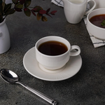 Кофейная пара 110мл, d7см, h5см, фарфор "NOBLE" серия "NEO SILK"