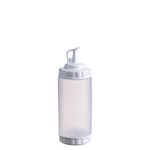 Емкость для соуса 500 мл. d=70 мм. h=200 мм. с 2 крышками прозрачная, крышки белые GP /1/96/