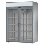 ШКАФ ХОЛОДИЛЬНЫЙ СО СТЕКЛ. ДВЕРЬЮ АРКТО D1.0-GL С КАНАПЕ (R290) НЕРЖ. 101000191