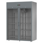 ШКАФ ХОЛОДИЛЬНЫЙ СО СТЕКЛ. ДВЕРЬЮ АРКТО D1.0-G БЕЗ КАНАПЕ (R290) НЕРЖ. 101000198