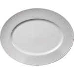 Блюдо овальное 33,7*26,6 см, h=2.2см, фарфор "NOBLE" серия "NEO SILK
