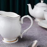 Молочник 200 мл, фарфор, "Aristocrat-Gold". Noble