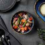 Салатник d=13,5 см, h=5,2 см, 450 мл, фарфор,серия "Aqua Blue" P.L.