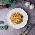 Тарелка глубокая 23 см, 300 мл,фарфор, "Aristocrat-Gold". Noble