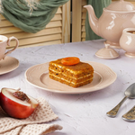 Тарелка 21 см, фарфор,серия "Aristocrat-Peach Tea", Noble