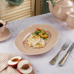 Блюдо овальное 30 см, фарфор,серия "Aristocrat-Peach Tea", Noble