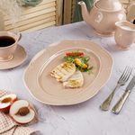 Блюдо овальное 36 см, фарфор,серия "Aristocrat-Peach Tea", Noble