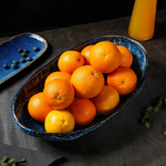 Блюдо 4 л, 45*27 см, фарфор,серия "Aqua Blue", P.L. - Proff Cuisine